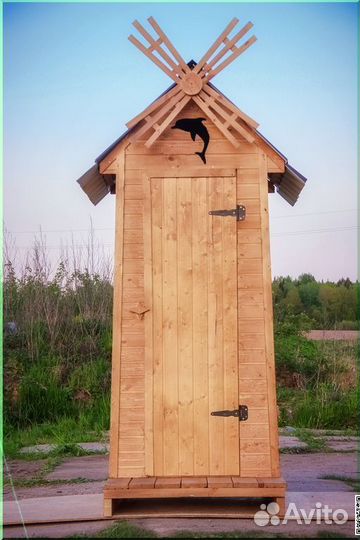 Уличный туалет с установкой ART126