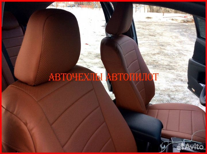 Чехлы Автопилот Toyota Camry v50 из экокожи
