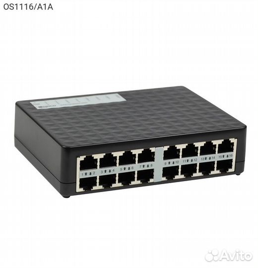 Коммутатор origo OS1116 Неуправляемый 16-ports, OS