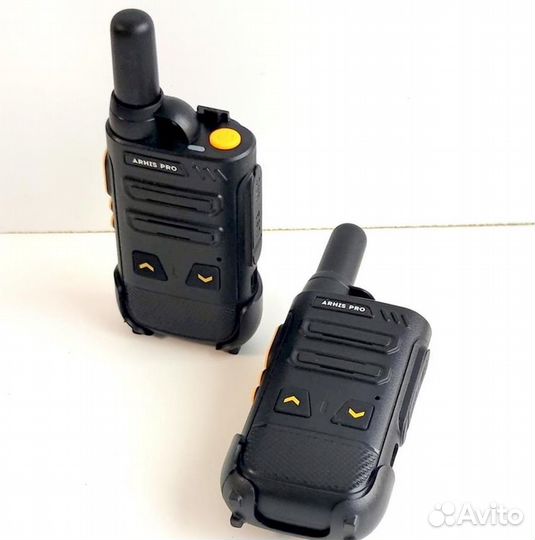 Рация-радиостанция с гарнитурой-наушником