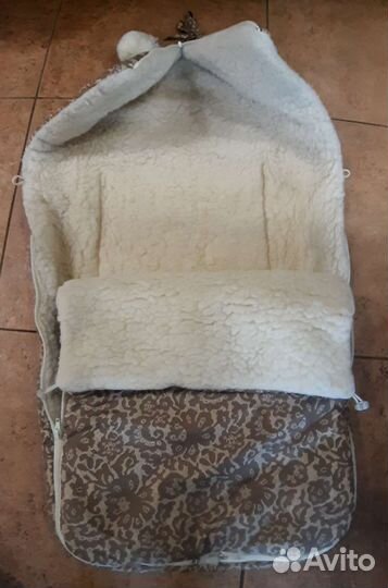 Зимний конверт в коляску