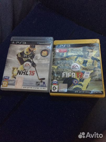 Продам NHL15 и FIFA17