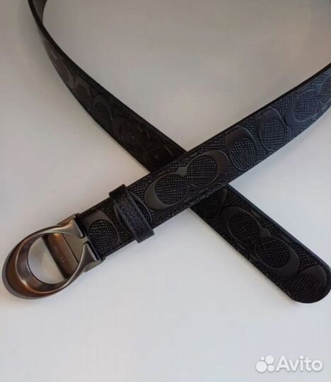 Палантин черный и ремень coach