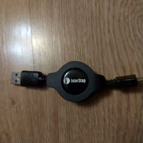 Кабель interstep microusb-usb на скрутке