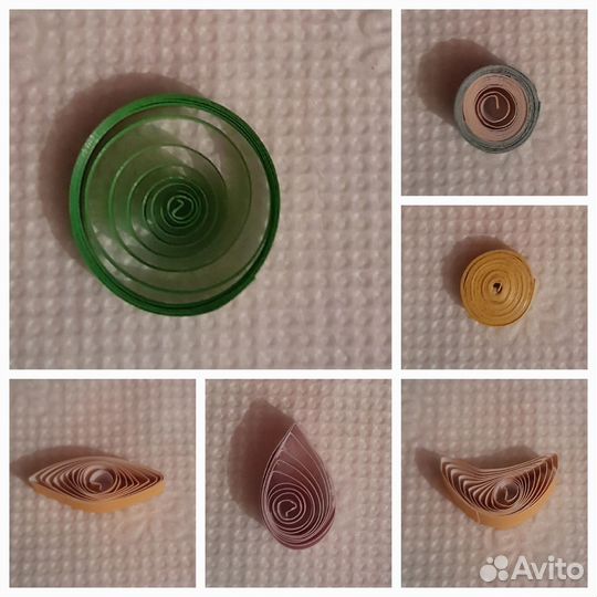 Детали и цветы для квиллинга