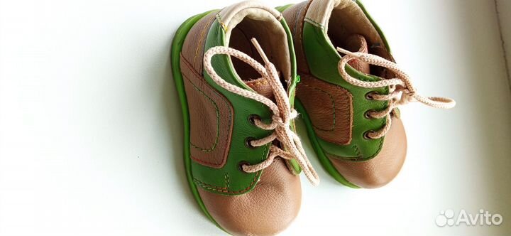 Ботинки кожаные детские демисезонные