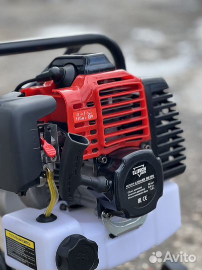 Мотобур бензобур elitech