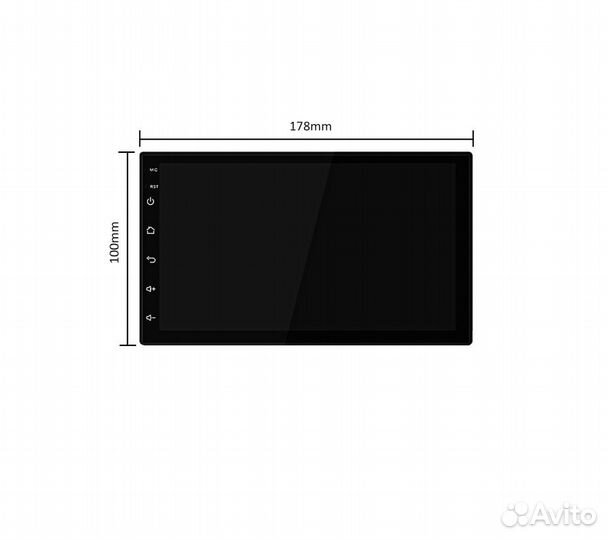 Android 2-32Gb 4G+WiFi Магнитола (178*102мм)