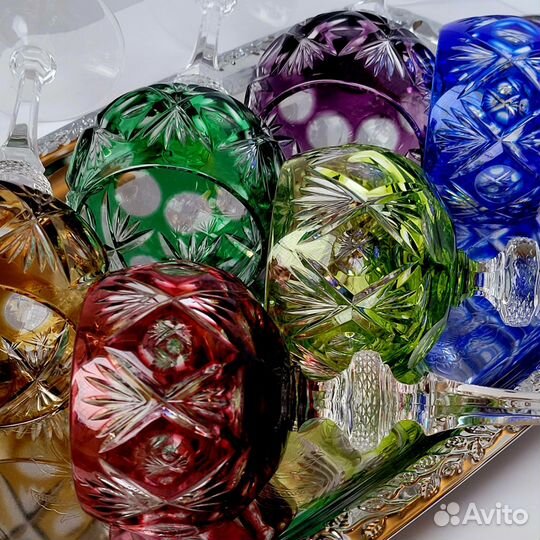 Хрустальные бокалы набор Германия винтаж