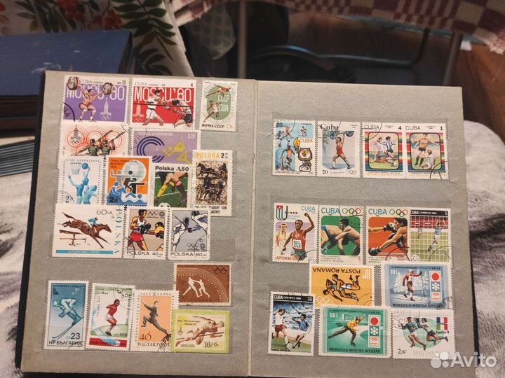 Альбом с почтовыми марками