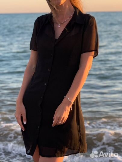 Сарафан, летнее платье, платье-сетка