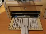 Принтер лазерный HP LaserJet 1018 + новый картридж