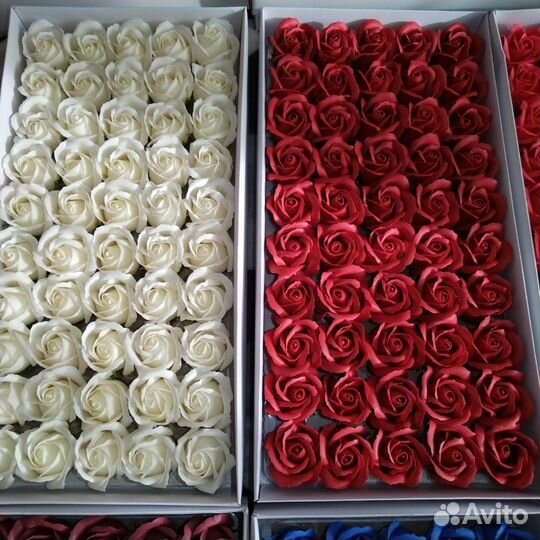 Мыльные розы 50 шт