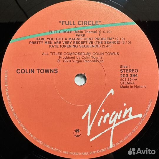 Colin Towns – Full Circle (Голландия)