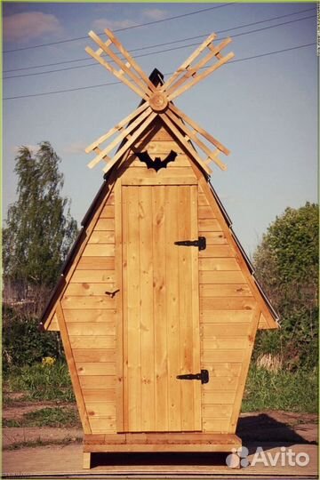 Уличный туалет домик с установкой CNI