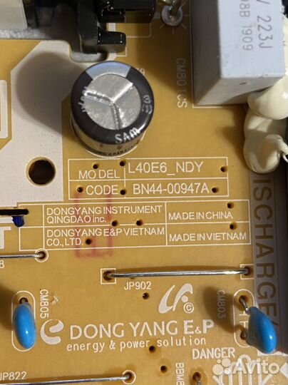 Bn44-00947a для Samsung ue40nu7170u