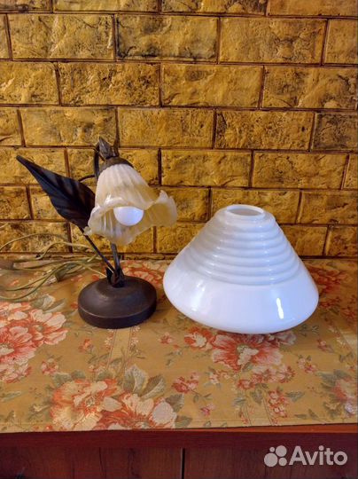 Настольная лампа, плафон СССР. Новое