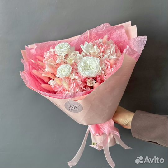 Букет из стабилизированных цветов