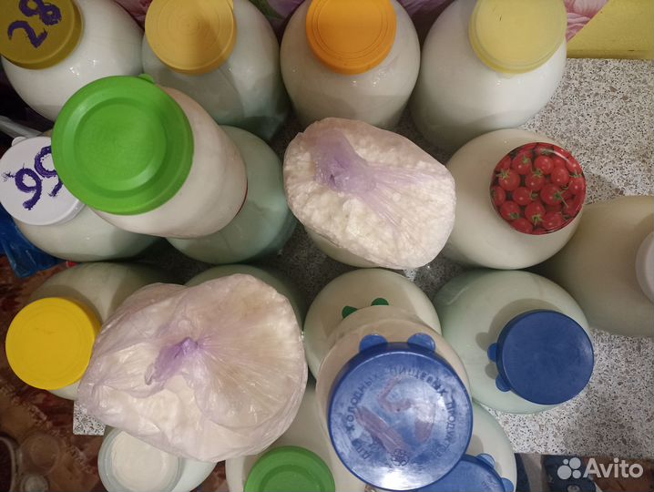 Молоко коровье домашнее