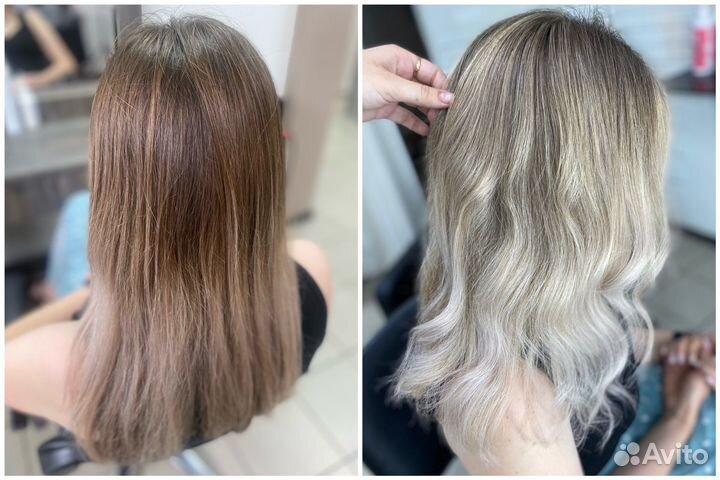 Окрашивание волос в любых техниках