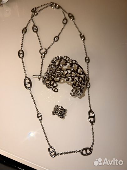 Браслет, колье, кольцо