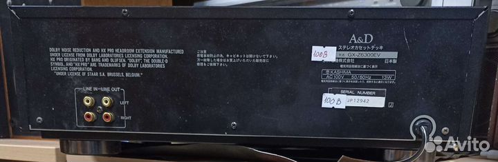 Кассетная дека A&D GX-Z6300EV