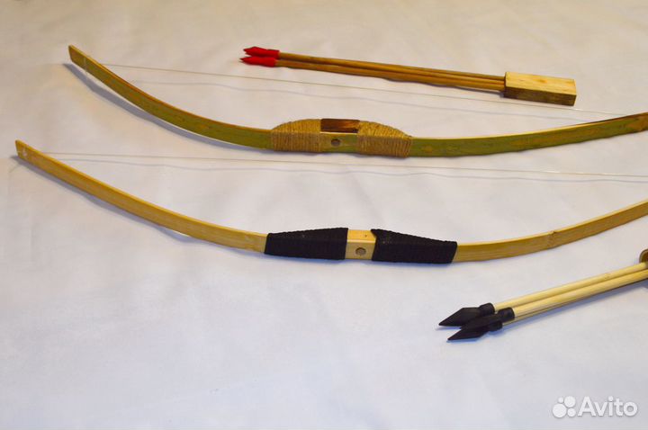 Детский деревянный лук (игрушка)