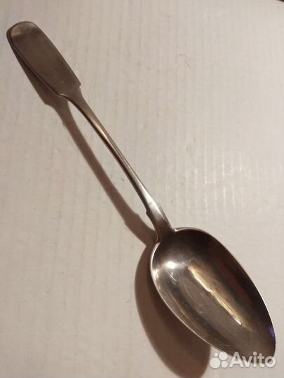 Столовая ложка. Серебро 84-й пробы