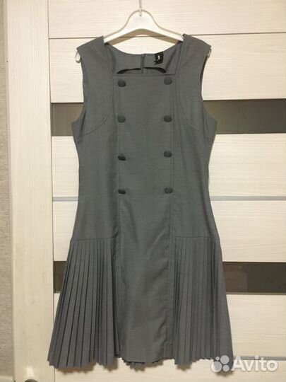 Платье серое школьное Acoola 164 см