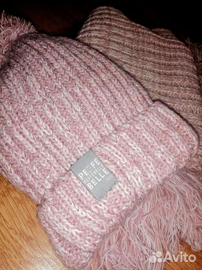 Комплект шапка и шарф