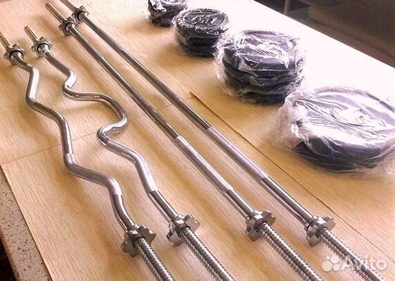 Блины и Грифы для гантелей и штанг / Комплекты