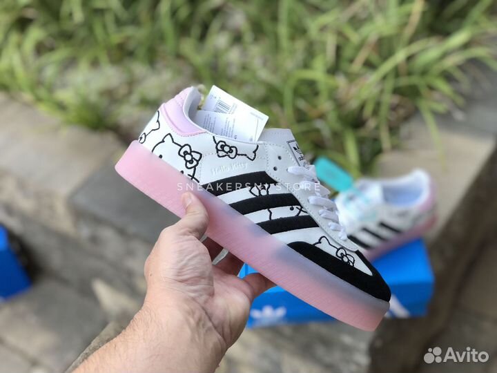 Кроссовки Adidas Samba Rose Hello Kitty