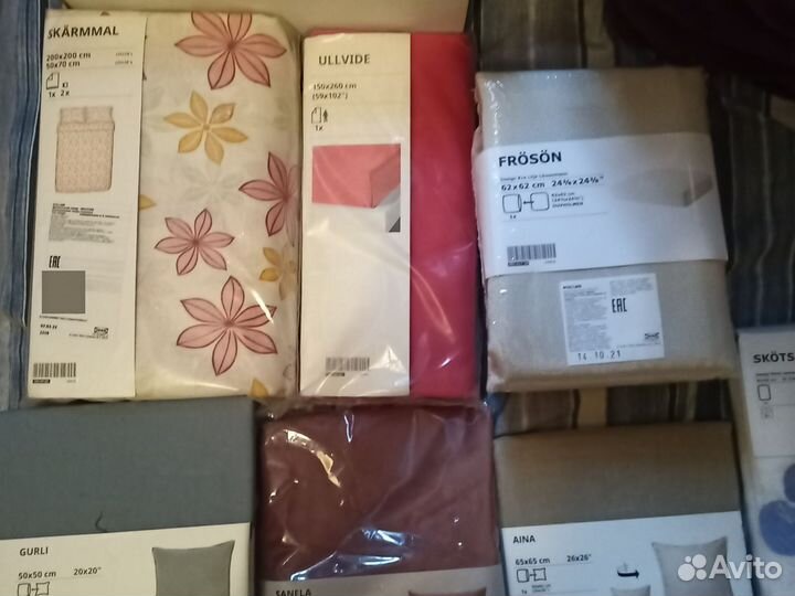 Постельное белье IKEA и наволочки