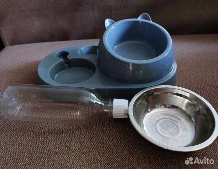 Миска для кошек с автопоилкой