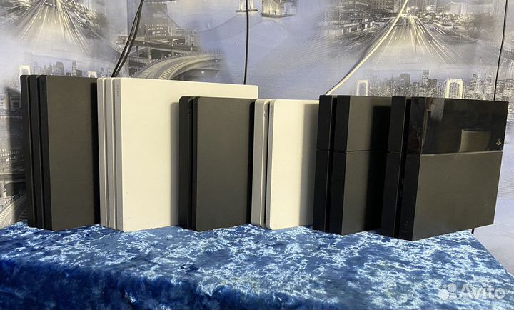 Sony Playstation 4 Fat/Slim/Pro Прошитые + Игры