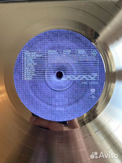 Rammstein Mutter золотая виниловая пластинка