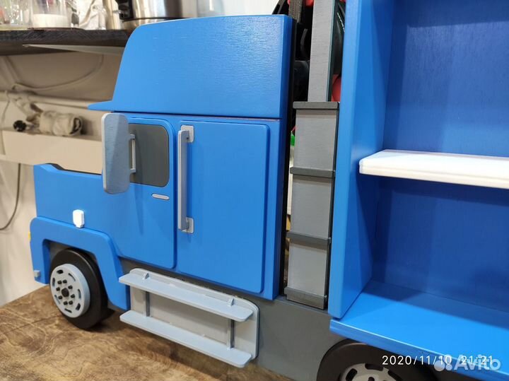 Детская полка для машинок