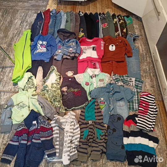 Детские вещи пакетом на мальчика 80 86