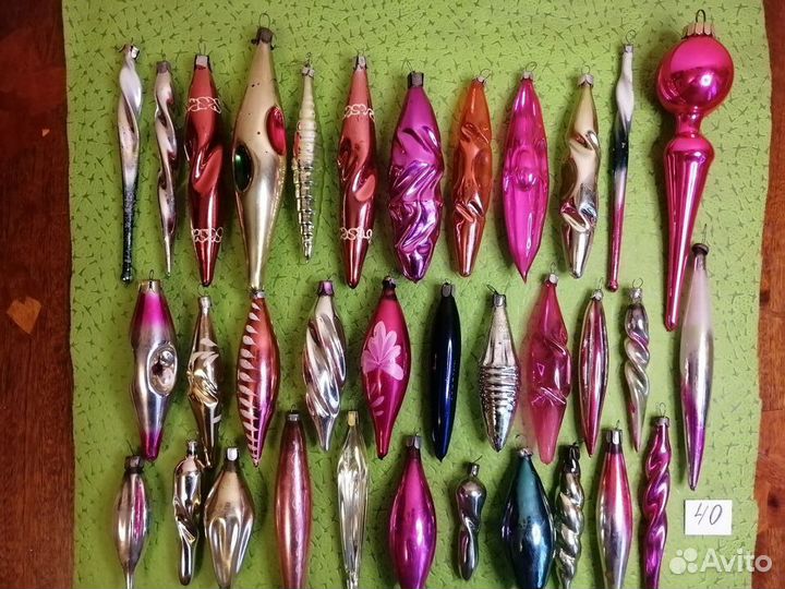 Елочные игрушки Сосульки