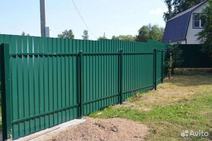 Монтаж заборов