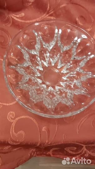 Ваза ''глазки'хрустальная лзхс.СССР