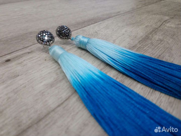 Серьги-кисти