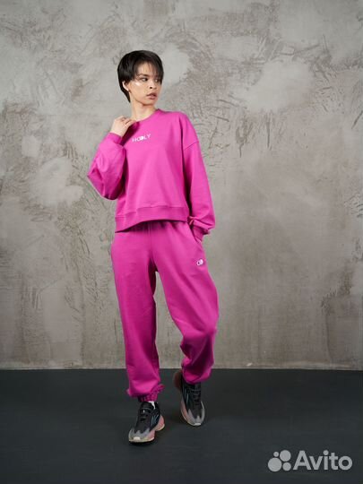 Спортивный костюм 100% хлопок свитшот и джоггеры