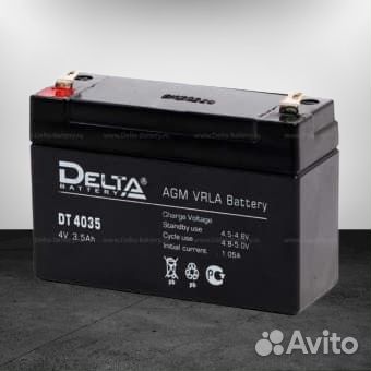 Аккумулятор ибп delta DT 4035 4V 3.5Ah
