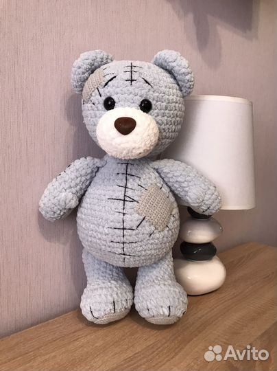 Мишка вязаный/ мишка Тедди/ игрушки