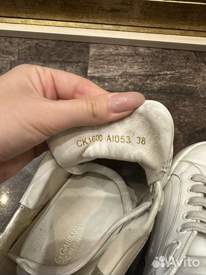 Кроссовки dolce gabbana женские 38