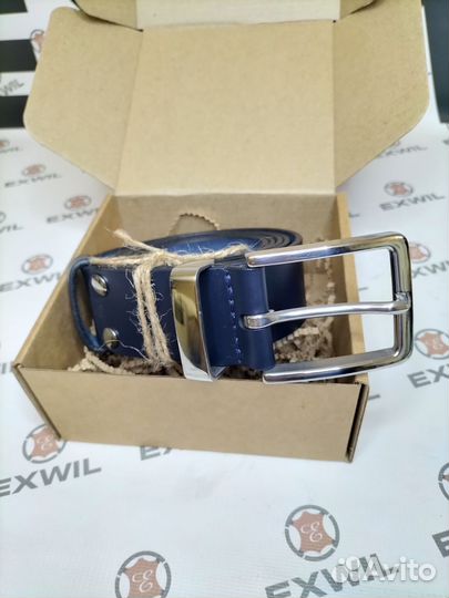 Мужской кожаный ремень