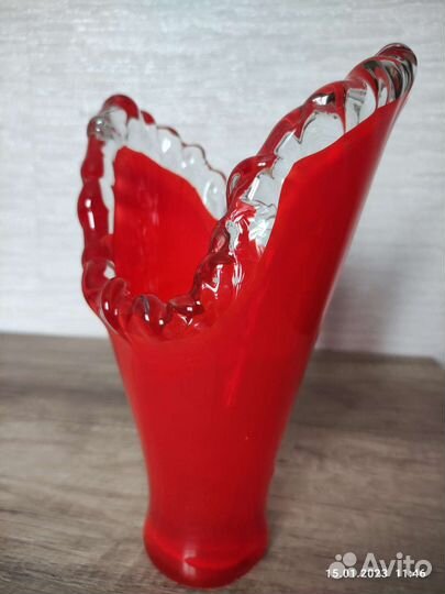 Ваза цветное стекло