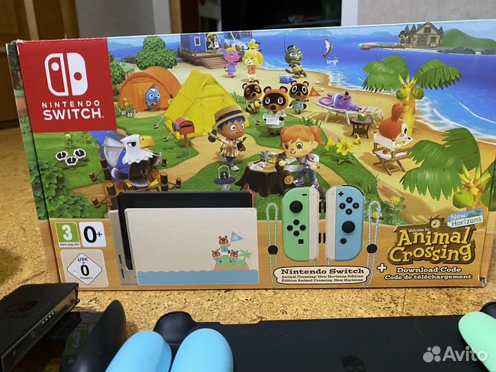 Nintendo switch animal crossing edition