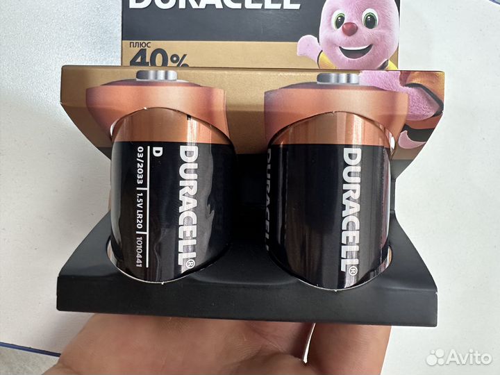 Батарейки lr20 дюрасел